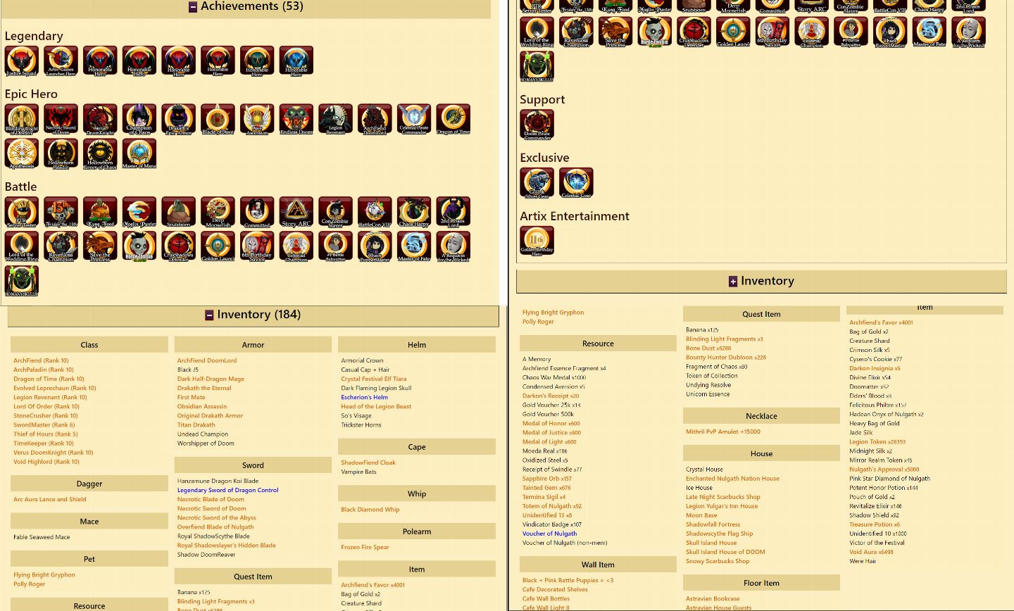 CONTA AQW ENDGAME 1
