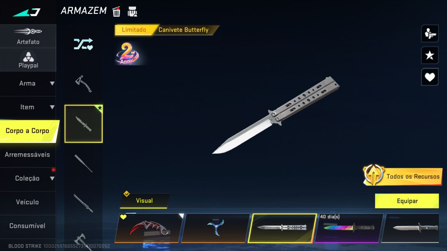 Conta de Bloodstrike FULL ACESSO (Ja Pegou Top 500 Global)