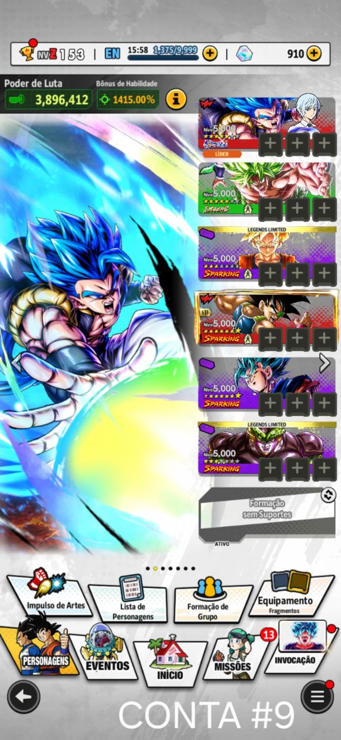 CONTA DE DBL COM GOGETA!!!