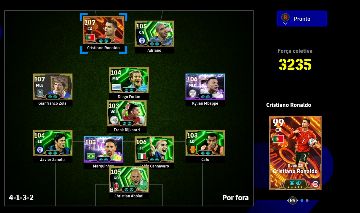Conta Efootball PC Steam Força 3236 Com CR7, Mbaope, Zola e outros