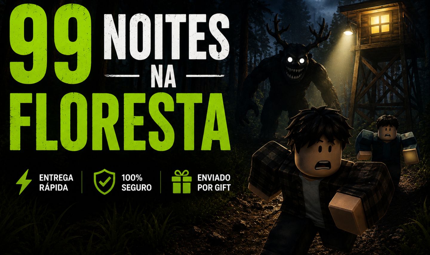 99 Noites na floresta - GAMEPASS - GIFT
