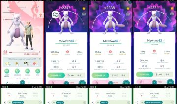 3 MEWTWO + 10 LENDÁRIOS + 50 SHINIES + 9 SPECIAL BACKGROUNDS | LVL 46 pk20