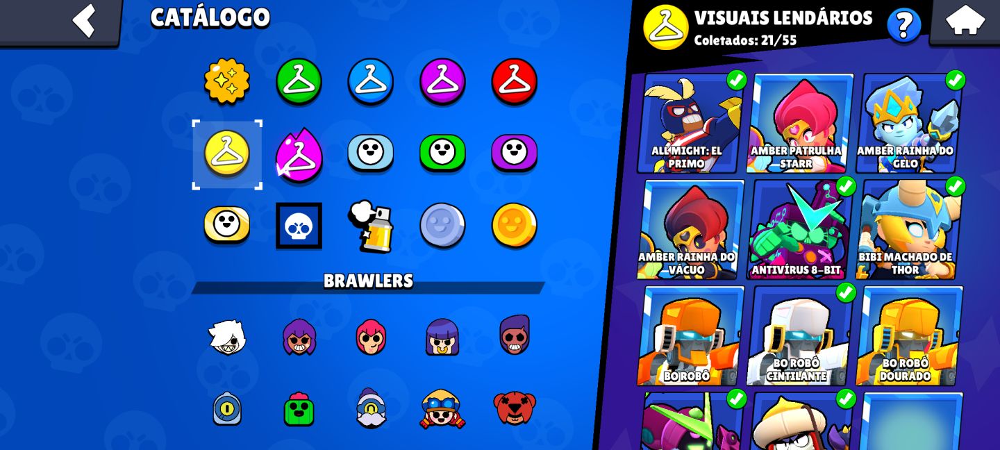 Conta de Brawl stars de 2019 Full prestígio 1 e level 11
