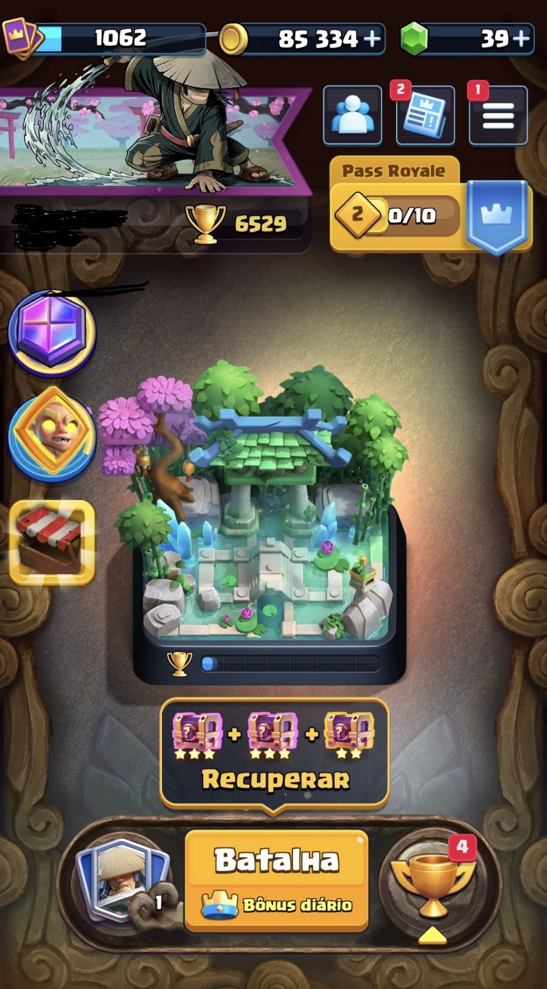 CONTA CLASH ROYALE (UPADA A MÃO)