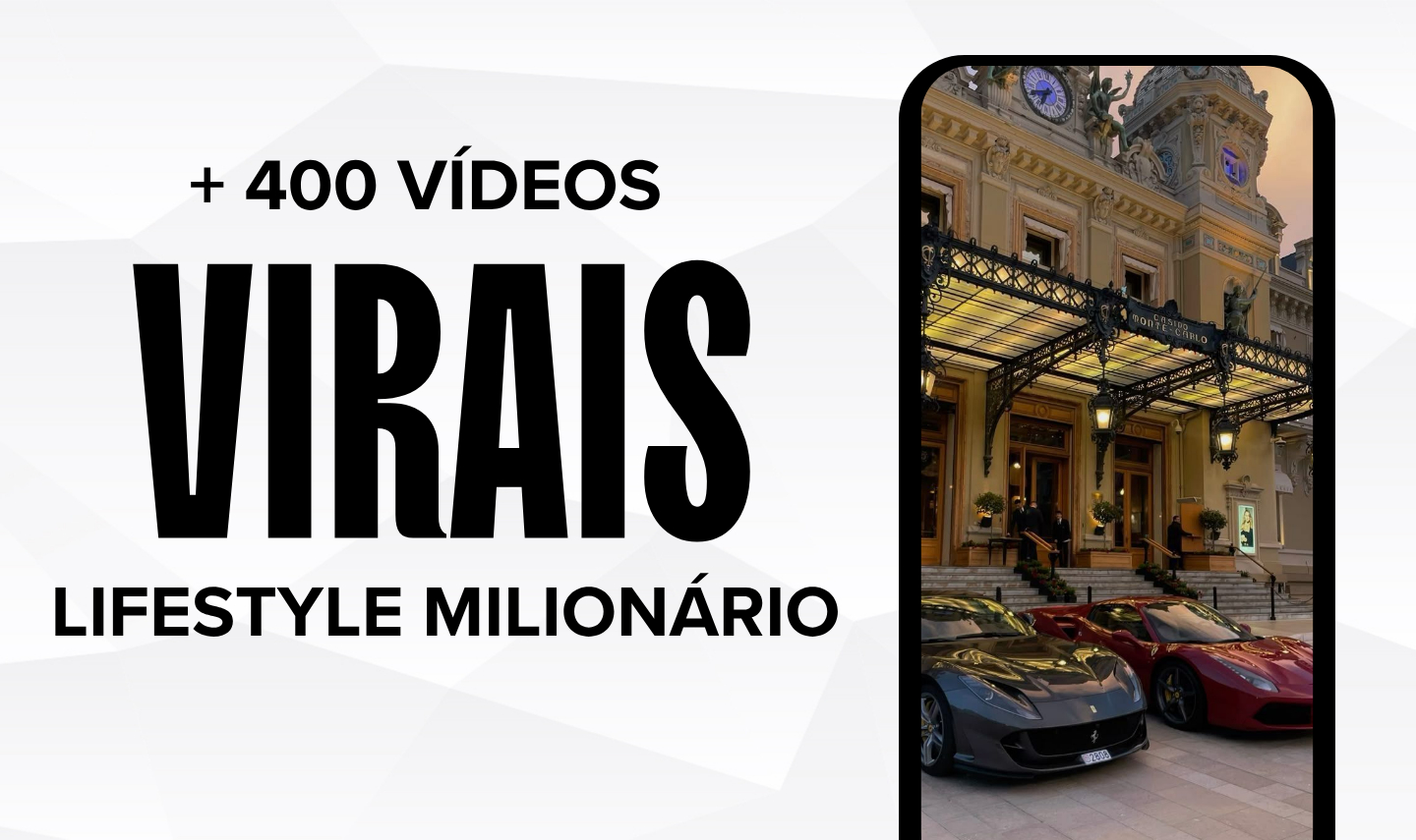 + 400 VÍDEOS VIRAIS PARA INSTAGRAM E TIKTOK - LIFESTYLE MILIONÁRIO