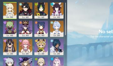 Conta vários T5 (Columbina,Odette, Wriothesley,Aya Miko,Cyno)