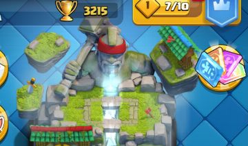 Conta Clash Royale com muitas cartas e troféus