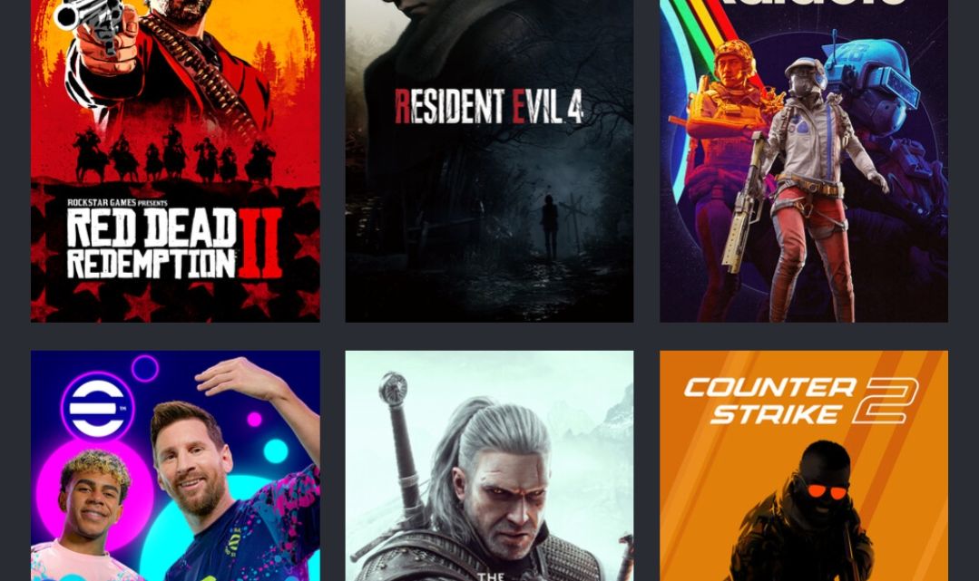 CONTA STEAM COM 20+ JOGOS | RDR2 + CYBERPUNK + RE4 + THE WITCHER 3 + ARC RAIDERS