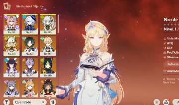 GENSHIN Durin+bis, Nicole, Varesa, Columbina, Furina, Xilonem, Escoffier e+