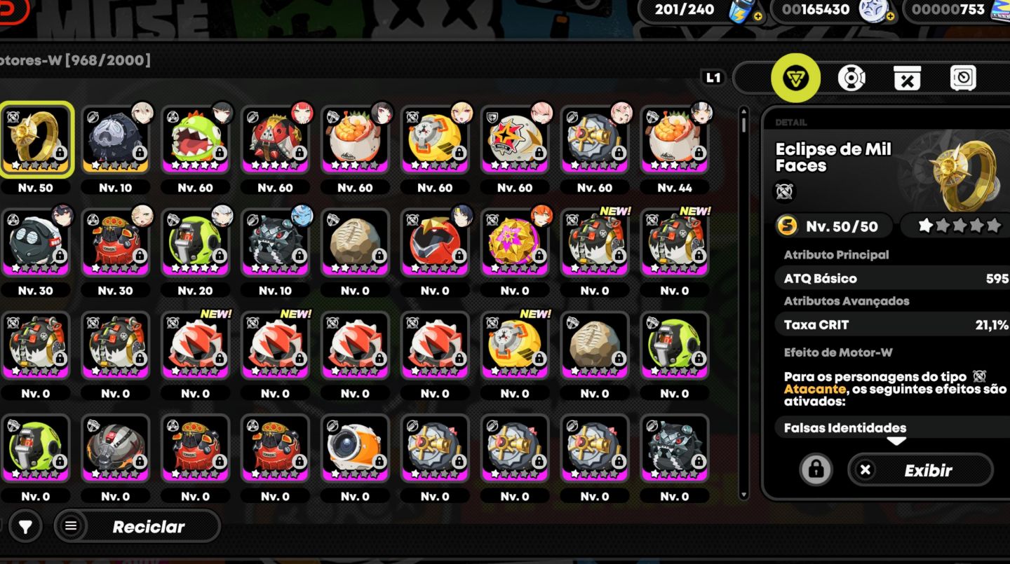 CONTA ZENLESS ZONE ZERO (ZZZ) - ENDGAME HIGH LEVEL