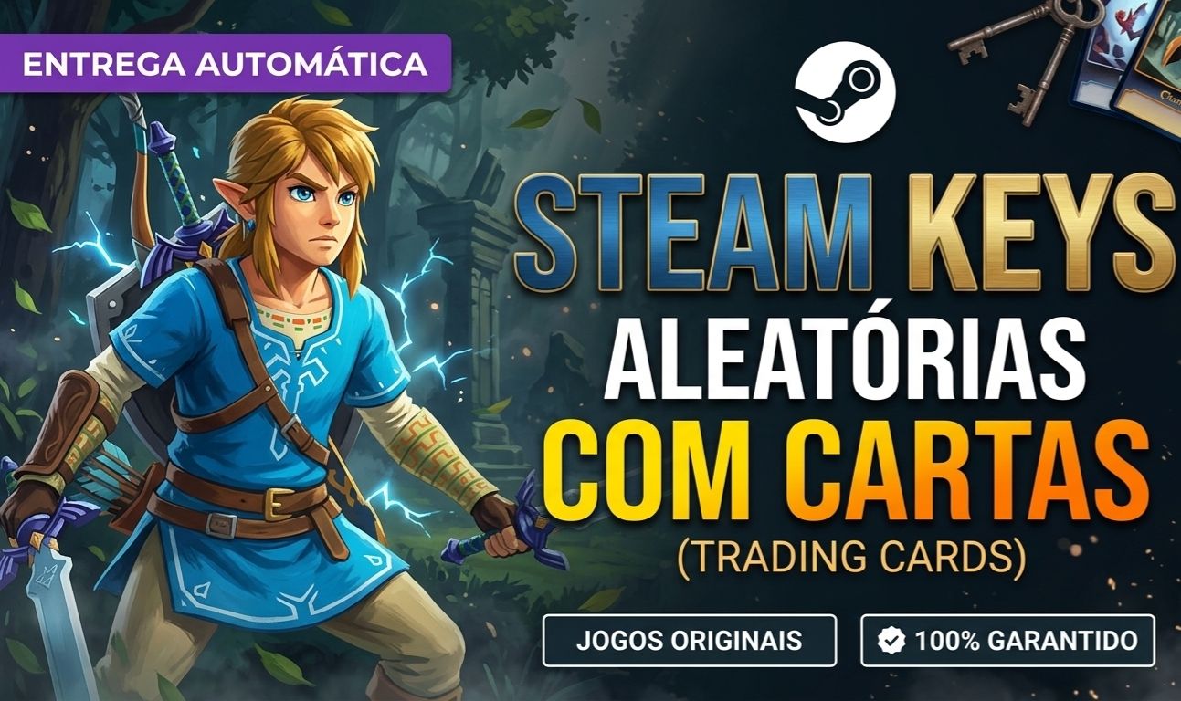 [ENTREGA AUTOMÁTICA] Steam Keys Aleatórias -Com Cartas