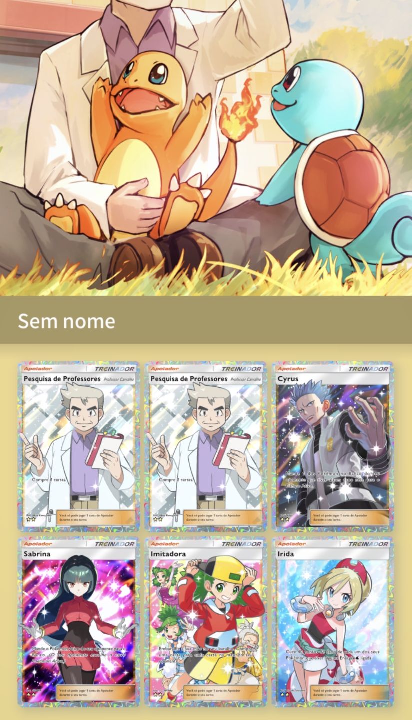 Kit Treinadores meta tcgpocket