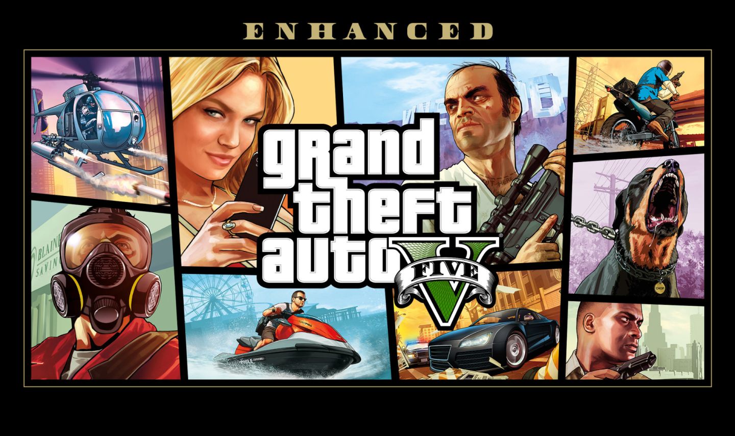 Grand Theft Auto V Enhanced PC - Rockstar Games Launcher Key