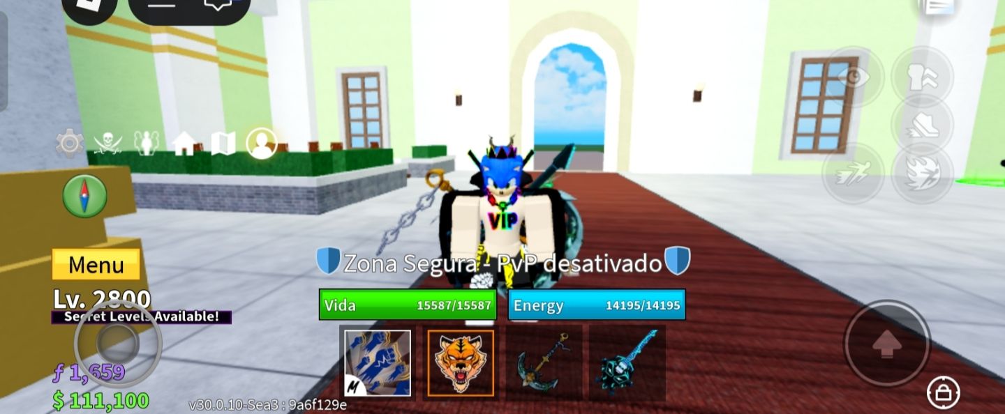 Conta blox fruit levei 2800
