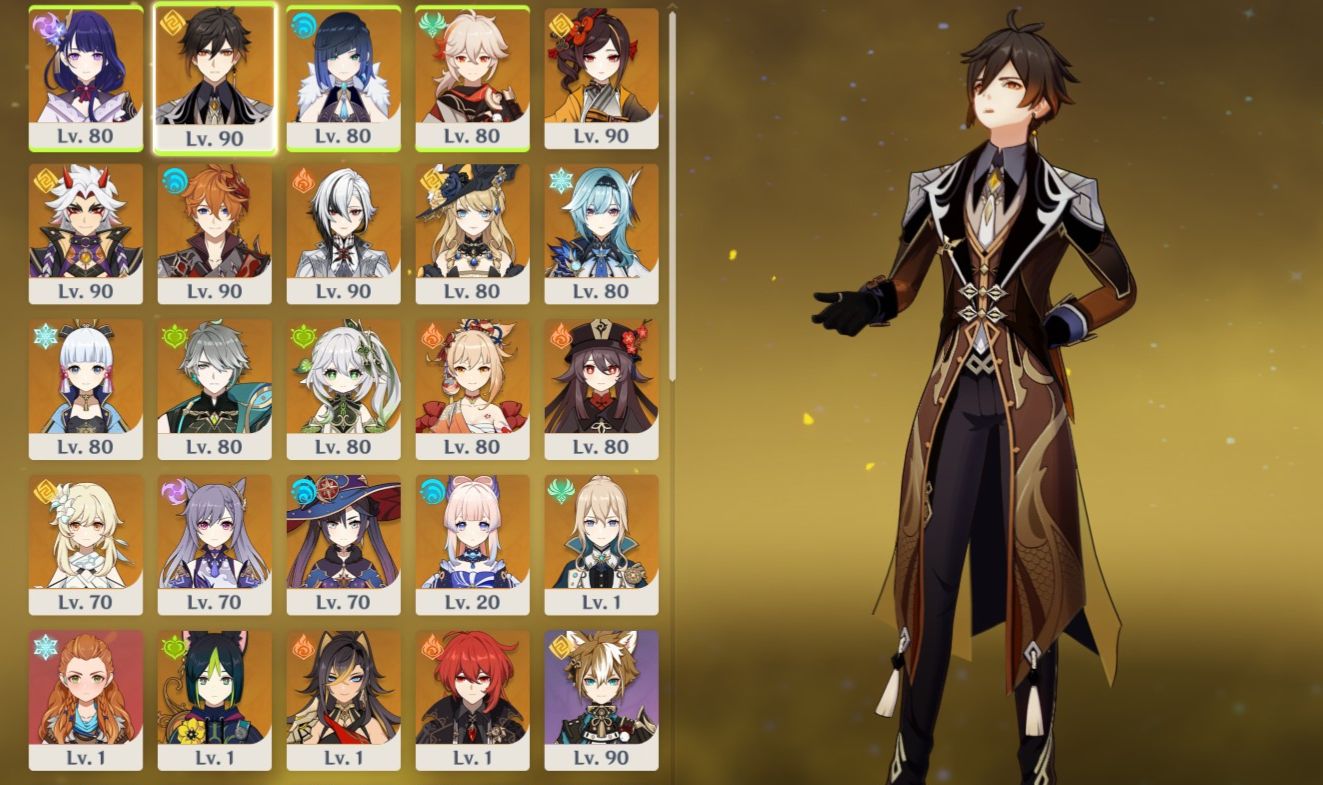 Conta de Genshin + Star Rail