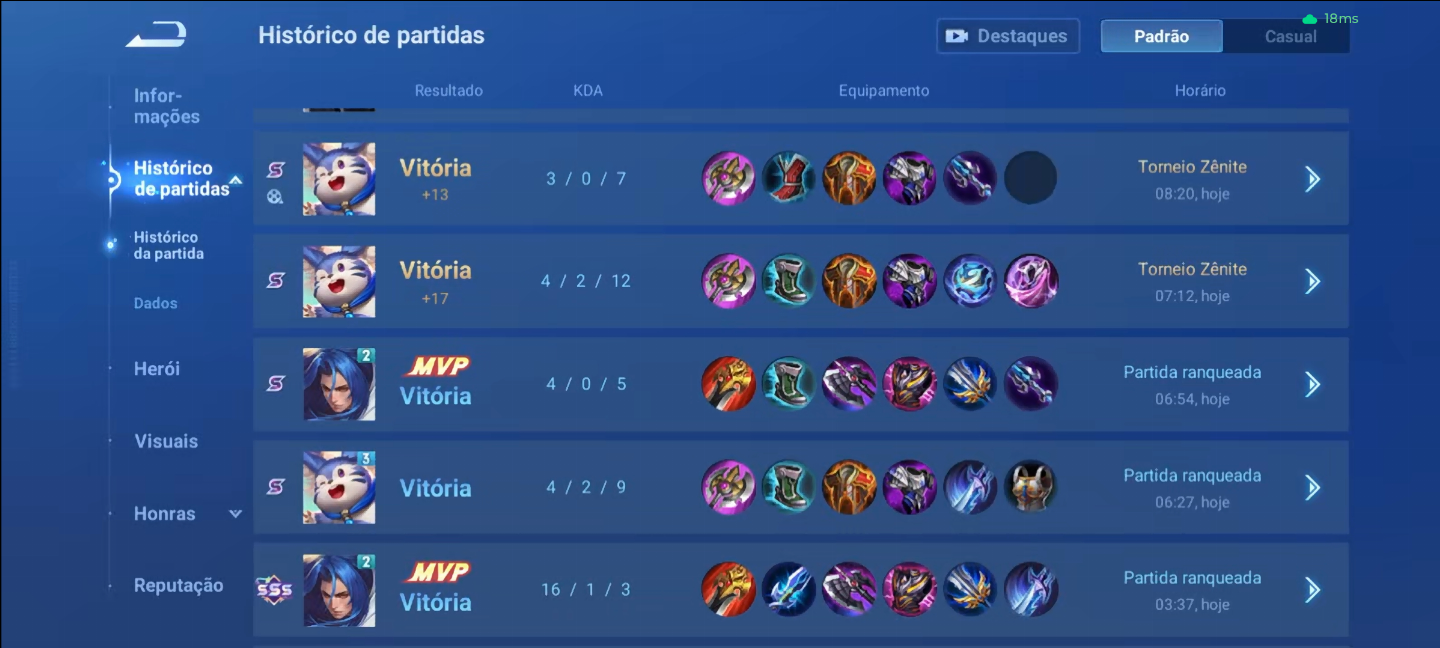 Suba até o lenda elojob Honor of kings