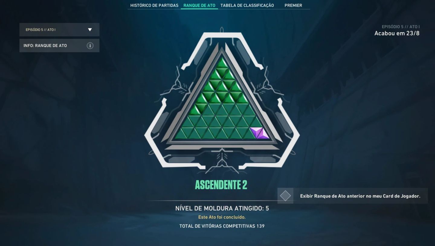 Conta Valorant Rara - Peak Ascendent com Phantom Limitada + 3 Vandal + Operator!