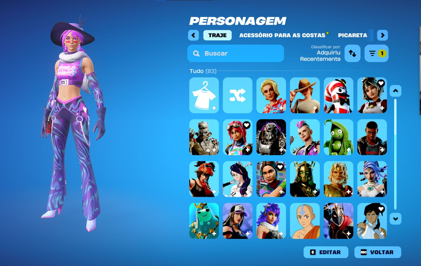 CONTA FORTNITE MEDIANA 950 VBUCKS TRYHARD PREÇO NEGOCIAVEL!