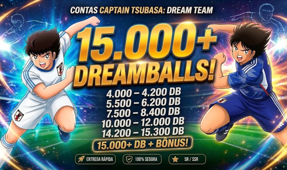 Captain Tsubasa: Dream Team 15000 DB /SR+/SSR CONTAS