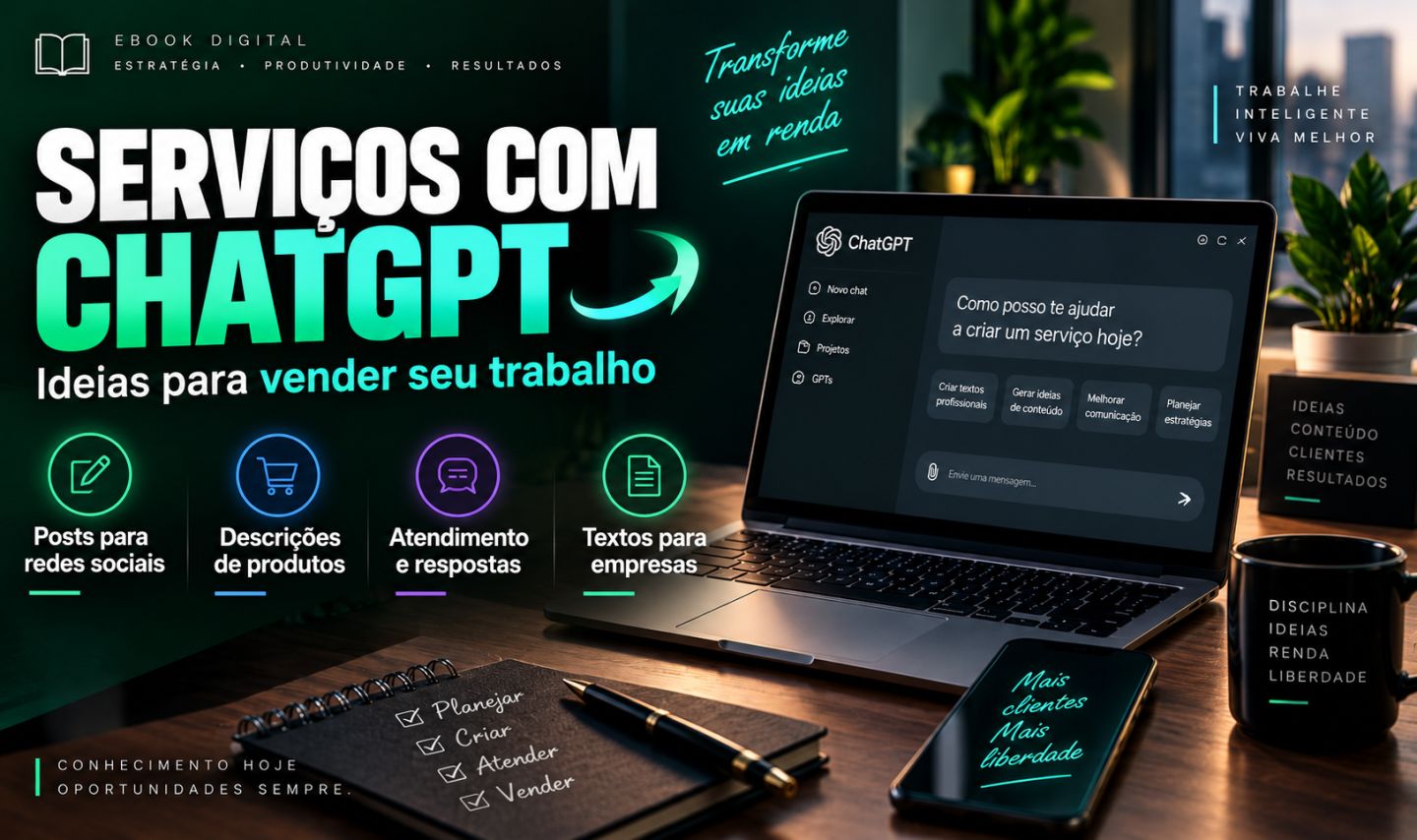 TENHA RENDA COM CHATGPT 360