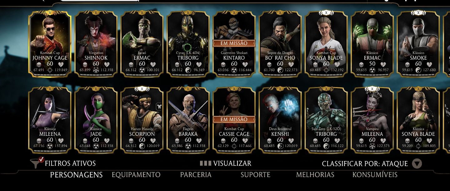 Mortal Kombat Mobile Conta Pro (IOS)