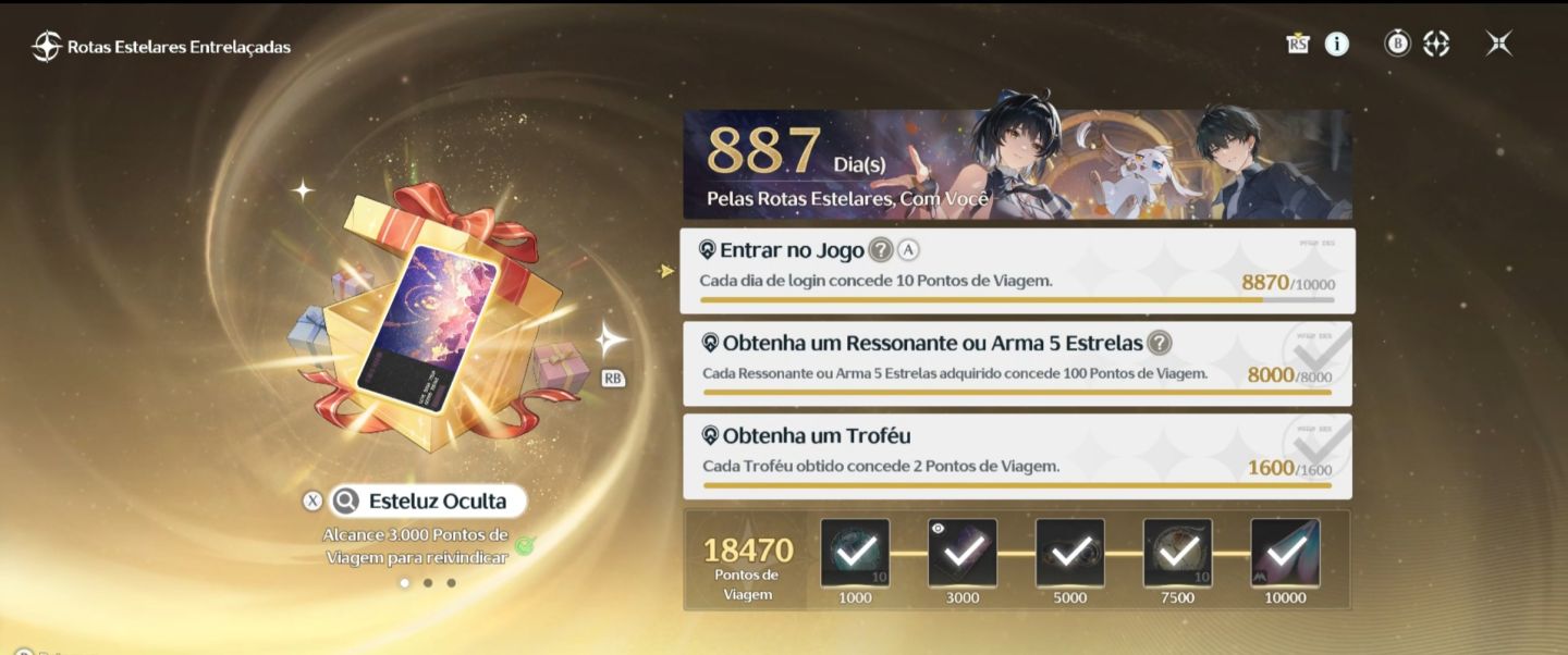 Conta wuwa dia 1 com muitos personagens e armas limitadas!!