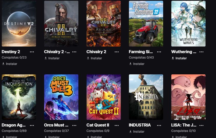 CONTA EPIC GAMES +130 JOGOS! FORTNITE, HOGWARTS LEGACY