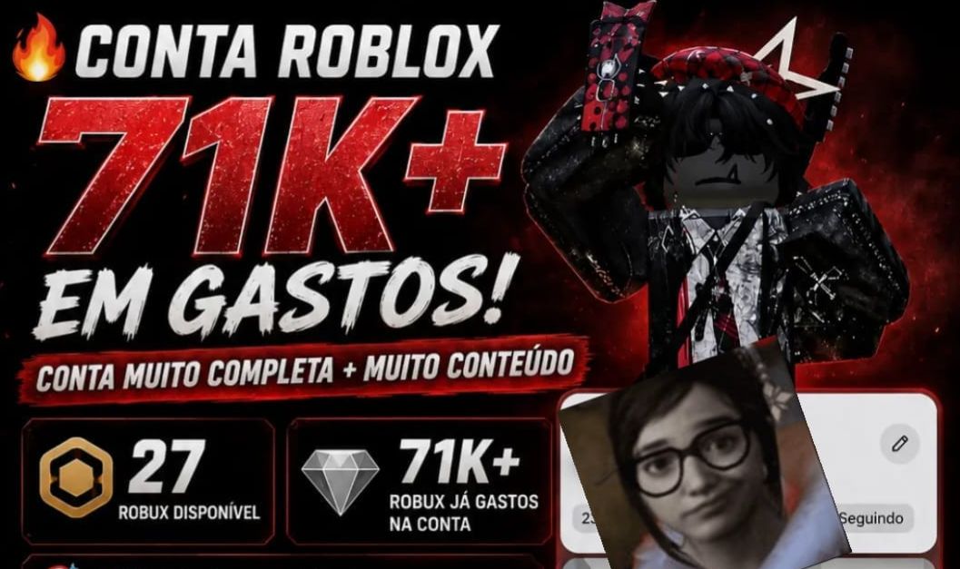 Conta Roblox 71K+ Robux Gastos | MM2, VBL, Evade e Mais