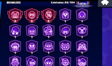 Conta de Brawl Stars com 35k de troféus.