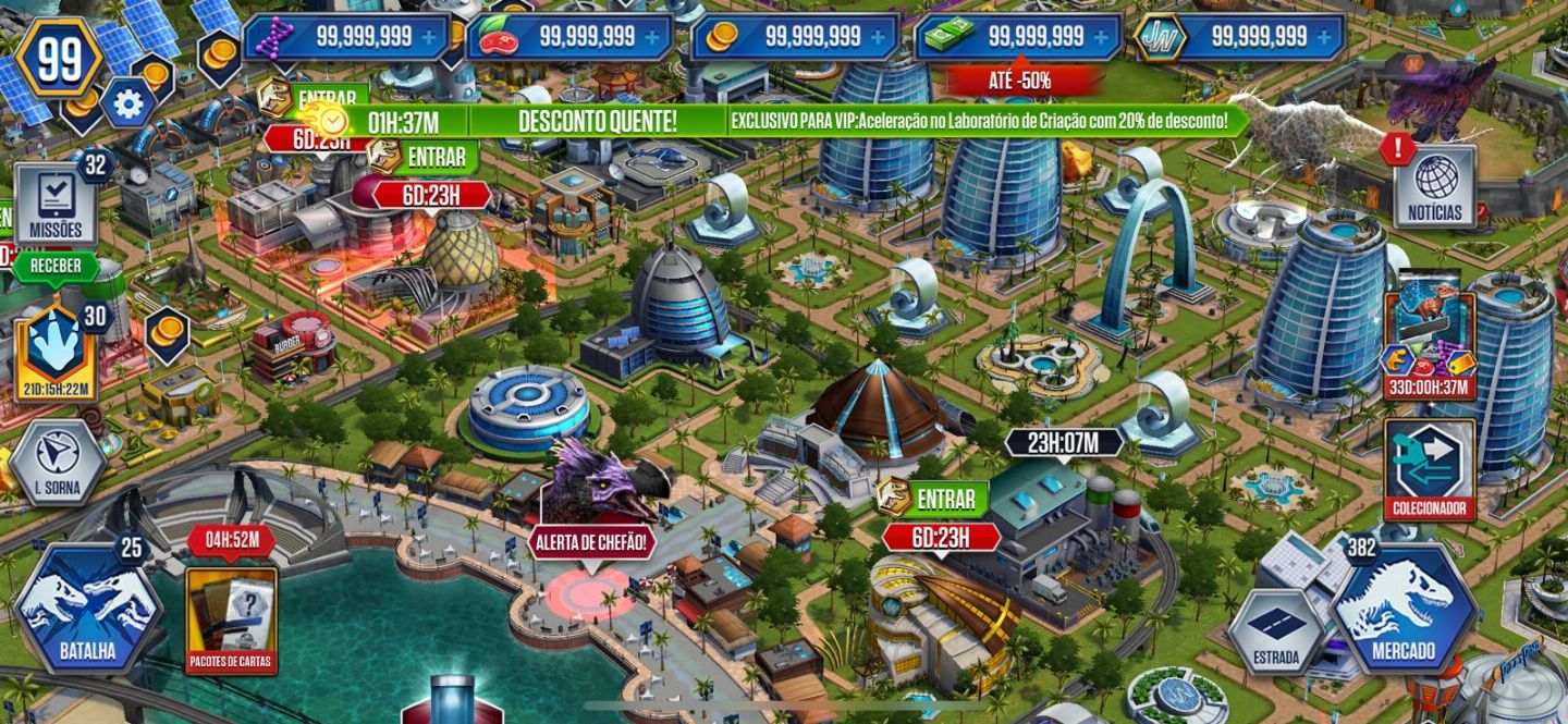TOP 1 VENDAS - DINHEIRO/DNA's/ÂMBAR/LEALDADE E MUITO MAIS NO JURASSIC WORLD