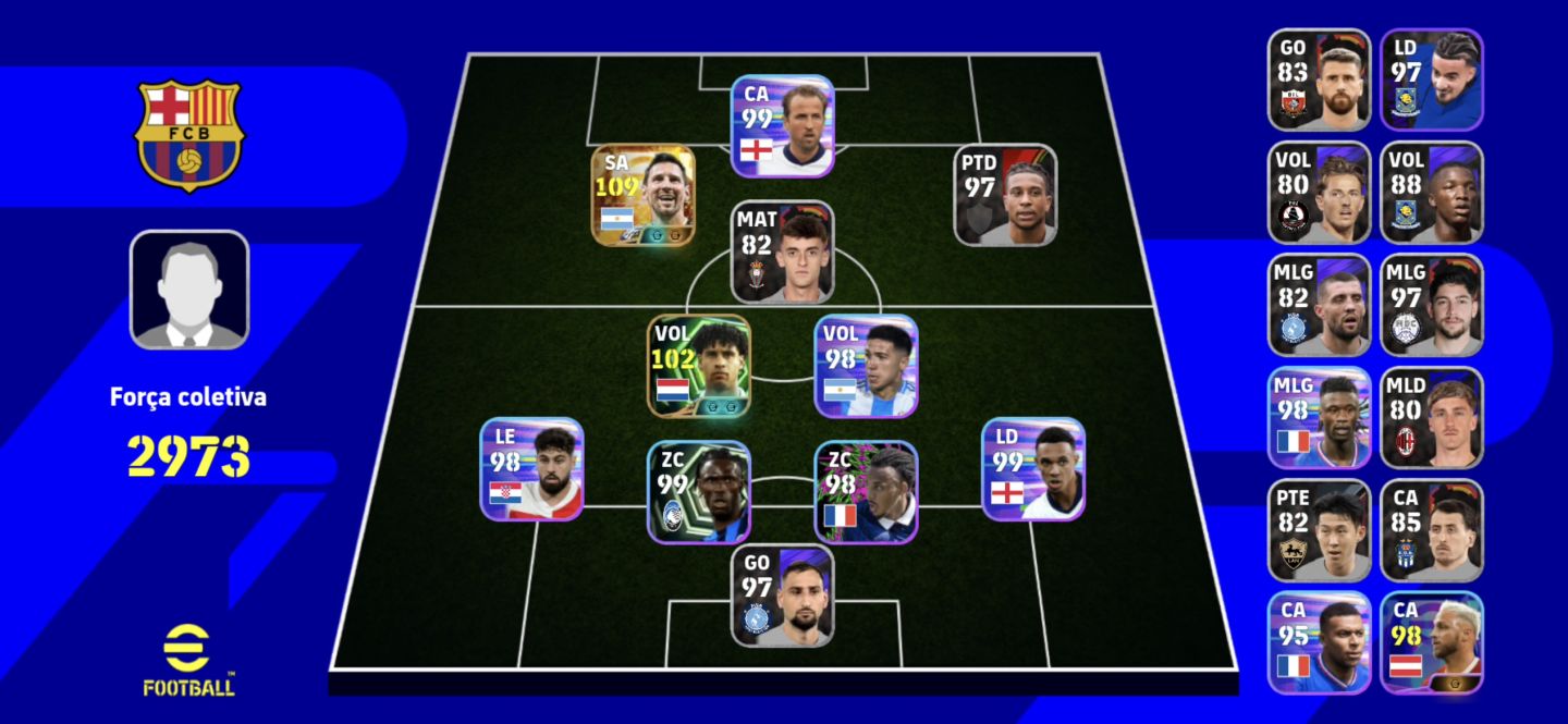 [GOATS] CONTAS EFOOTBALL INICIANTE PROMISSORA