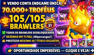 Conta Raríssima 70k Brawl Stras
