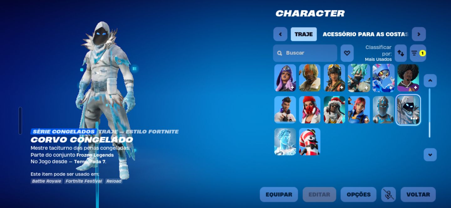 Conta Fortnite, contém skins RARAS, Guerreira Galaxy!!!