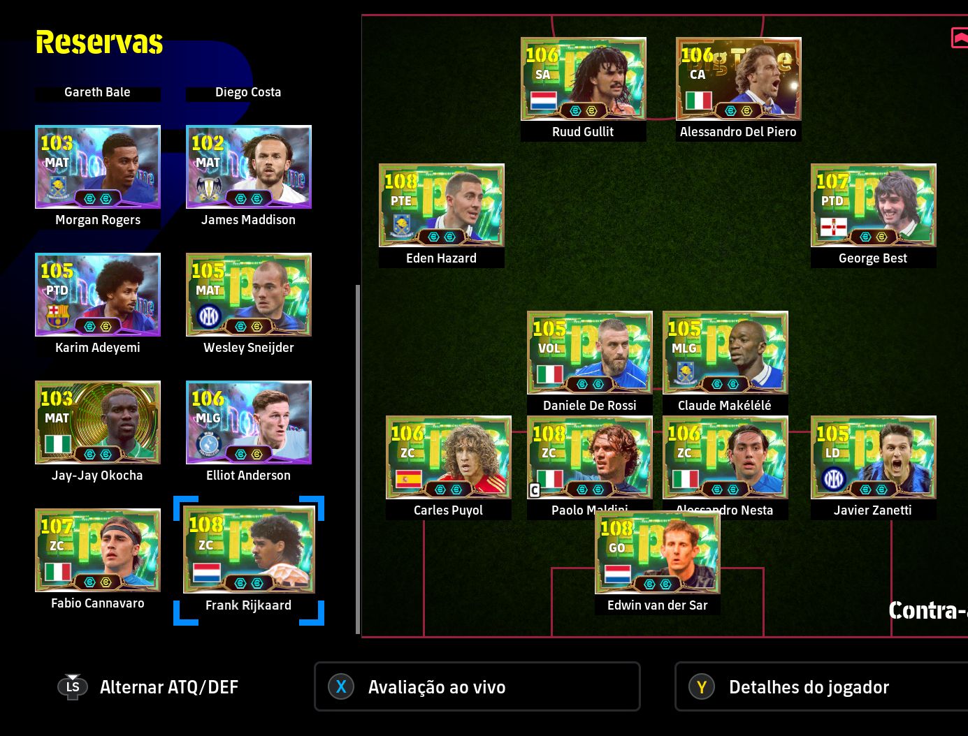CONTA EFOOTBALL STEAM META 3300 DE FORÇA