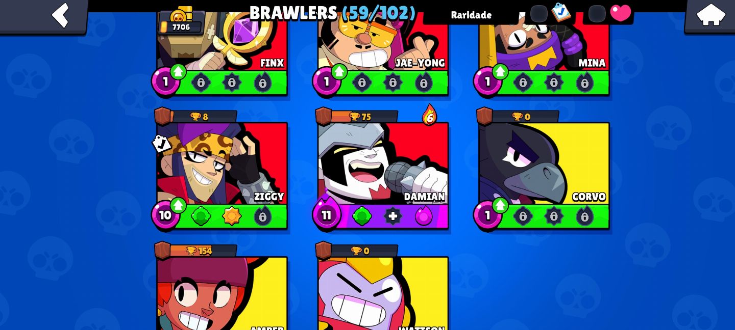 Conta de brawl stars rara