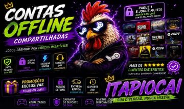 CONTAS STEAM OFFLINE | JOGOS PREMIUM | ENTREGA | AUTOMÁTICA | SUPORTE