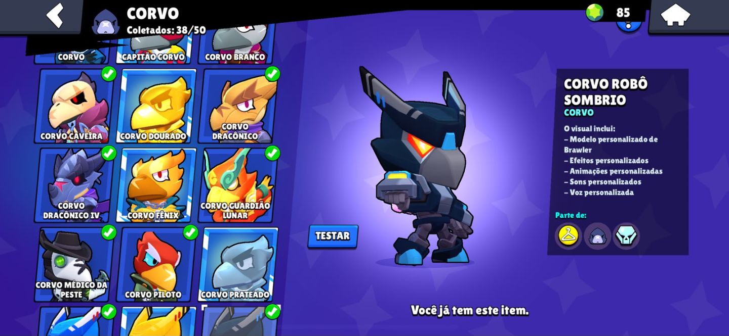 Conta Brawl 60k (TRY HARD) Pra Começar BEM!!