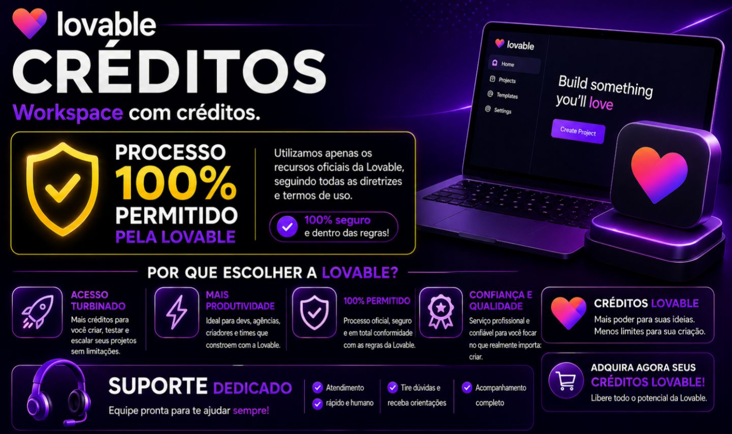 [O MAIS BARATO DA GGMAX] LOVABLE - Recarga DIRETO NA SUA CONTA!