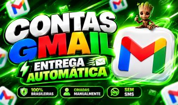 CONTAS GMAIL NOVA E ANTIGA | SEM BLOQUEIO | ENTREGA AUTOMÁTICA | IP BRASIL