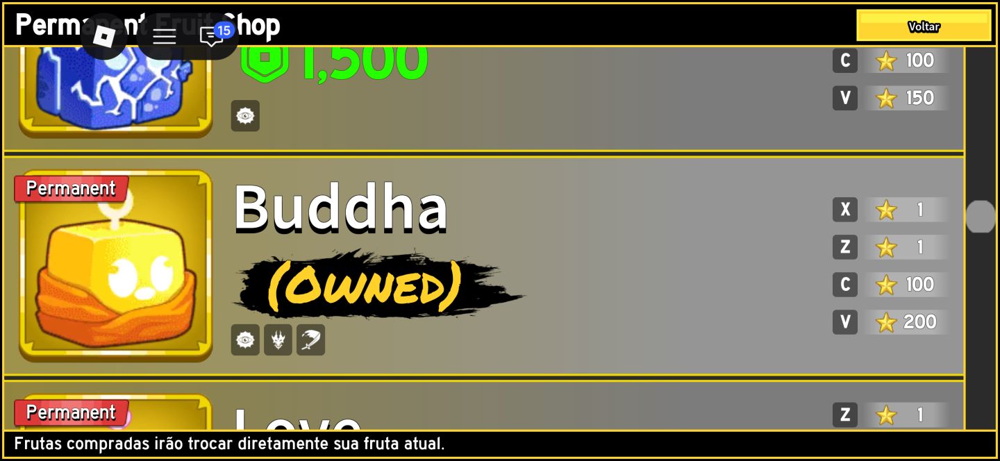 CONTA BLOX FRUIT - DRAGON, BUDDHA E DOUGH PERM