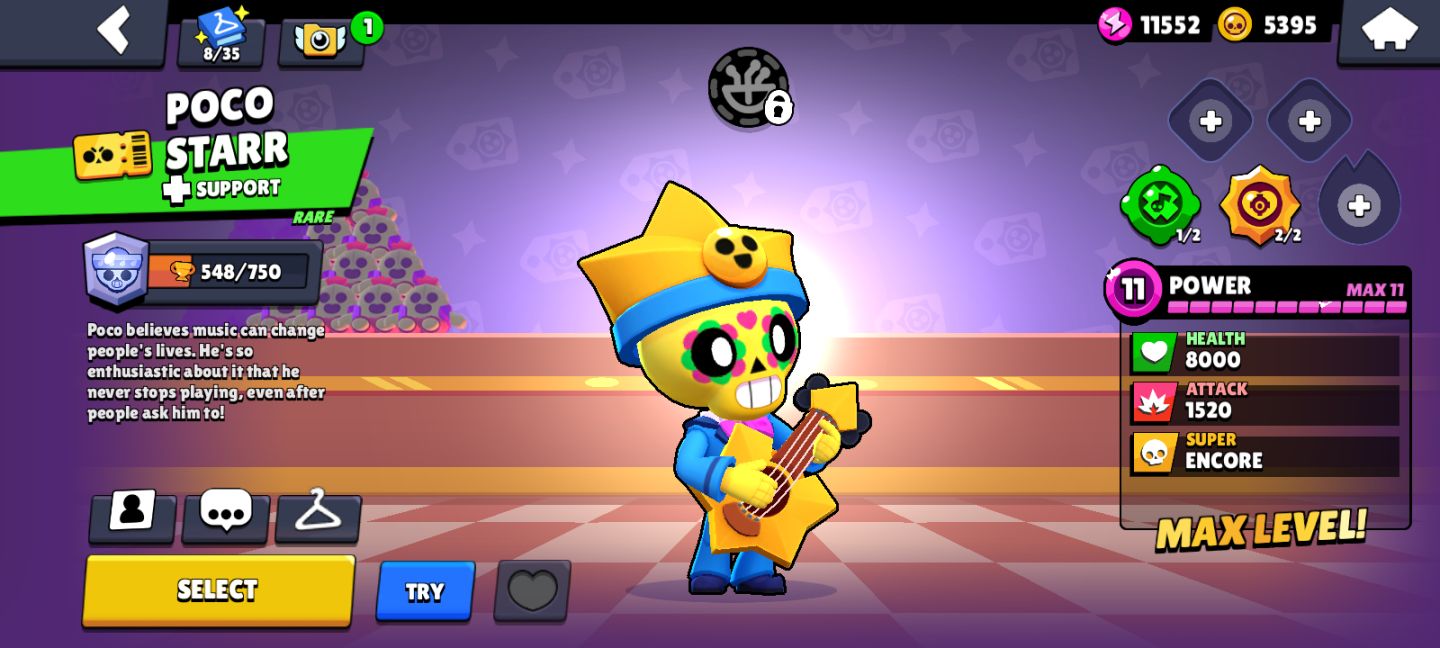 CONTA BRAWL STARS ANTIGA 31K TROFEUS SKINS RARAS! colette Trixie e muito mais!