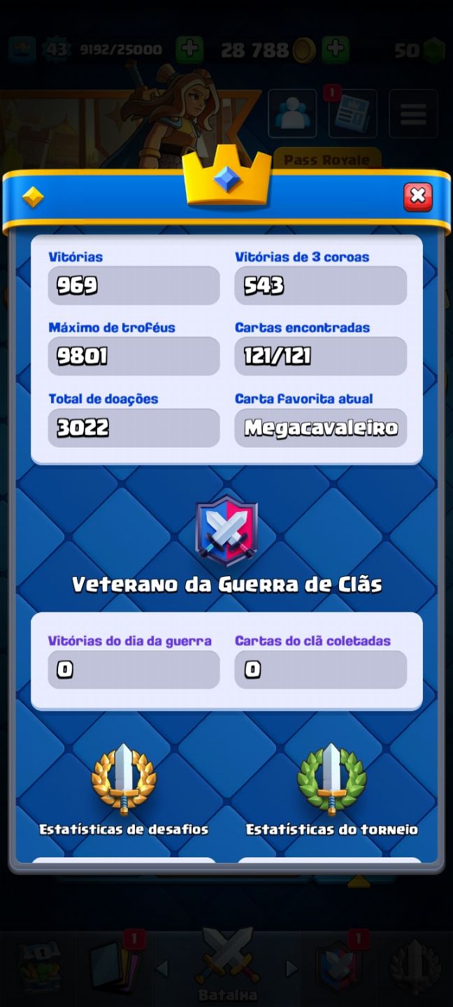 CONTA DE CLASH 5 ANOS 9700 TROFÉUS