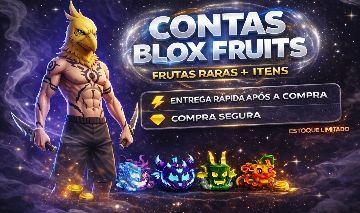 Contas Blox Fruits | Frutas Raras (Dragon, Kitsune, Leopard) | Fornecedor