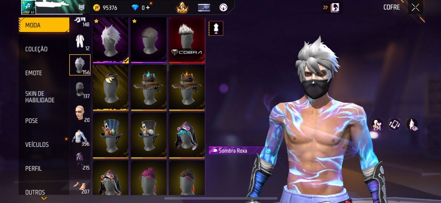 CONTA DE FREE FIRE MUITO ANTIGA - FULL ACESSO - ENTREGA AUTOMÁTICA!!