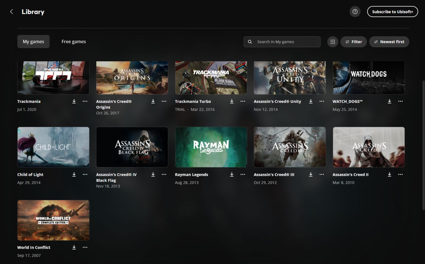 Conta Ubisoft Connect