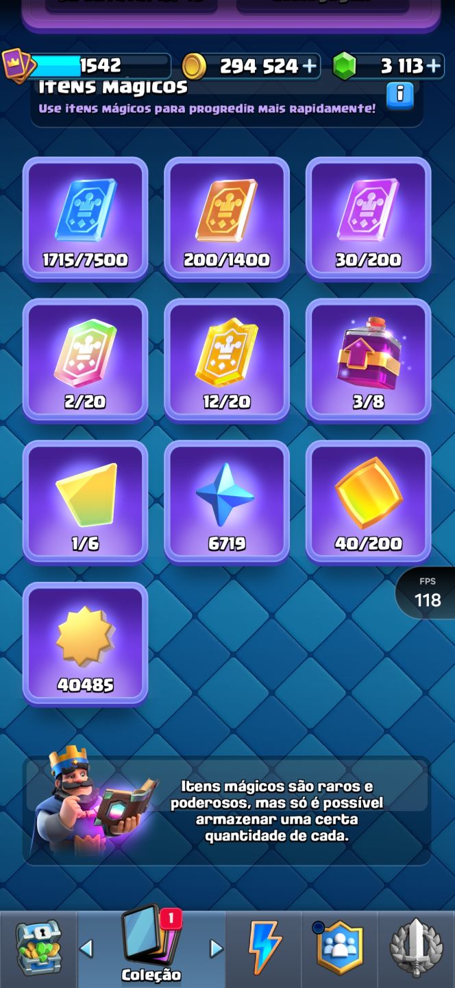 Conta Clash Royale