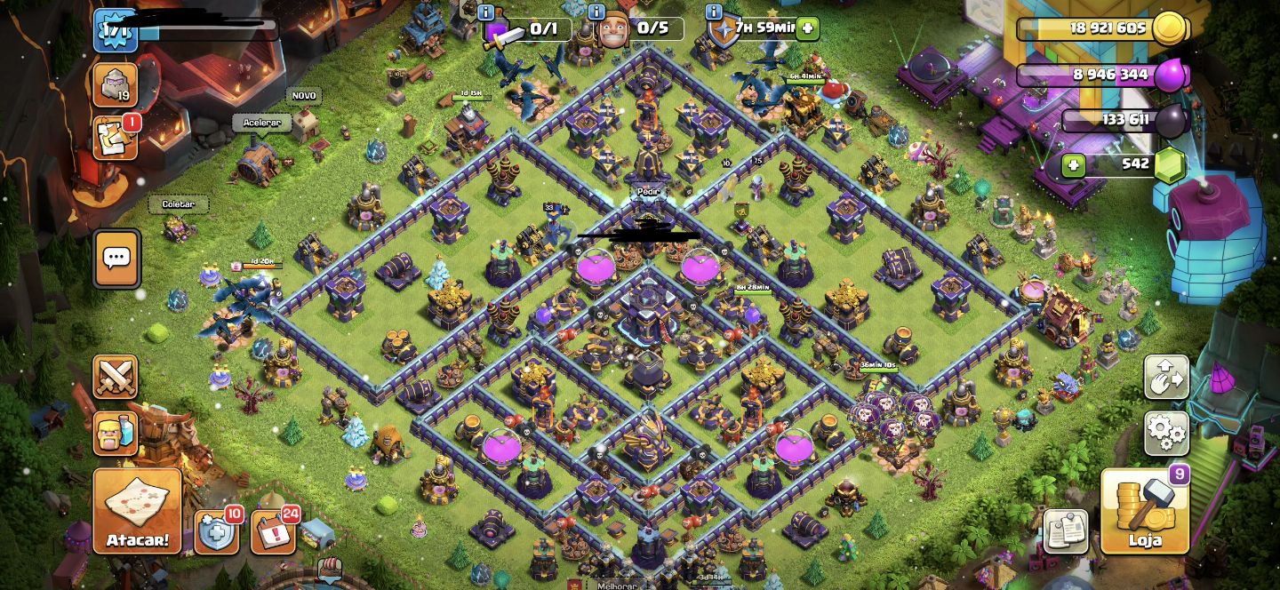 CONTA DE CLASH OF CLANS CV15 FULL - Entrega no e-mail do comprador