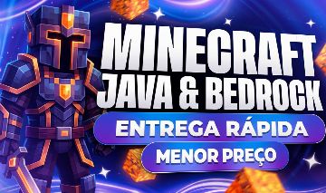 [ PROMOÇÃO RELÂMPAGO ] MINECRAFT ORIGINAL JAVA & BEDROCK (FULL ACESSO + VIPS)