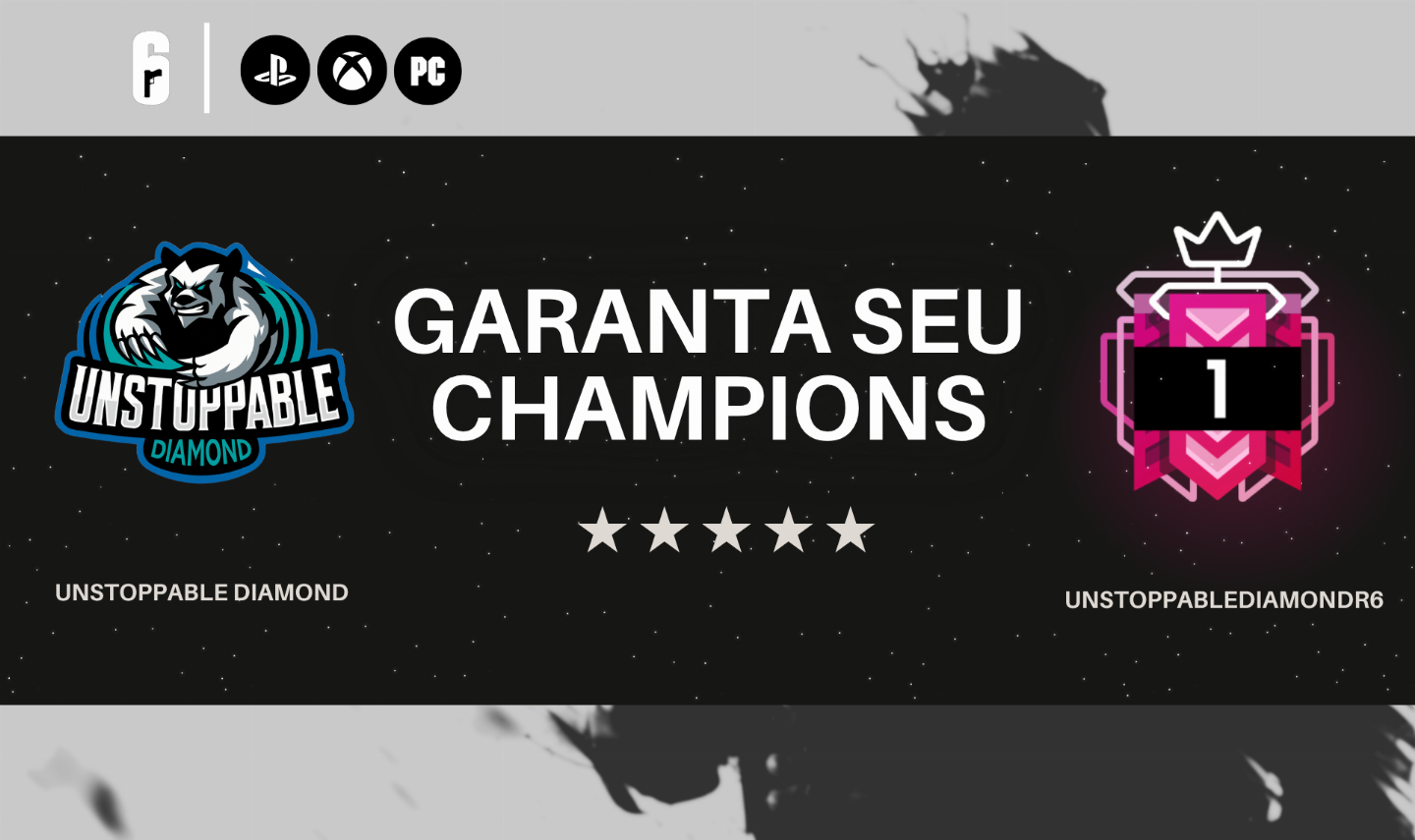[PS/XBOX/PC] BOOST de RANK para RAINBOW SIX (olhe a descrição)