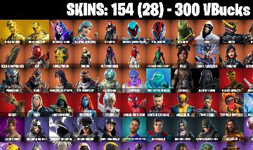 CONTA FORTNITE Gold Midas | Gold Brutus | MASKED FADE com e 154 SKINS